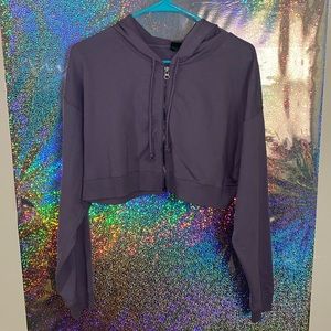 Wild Fable Zip Up Cropped Hoodie